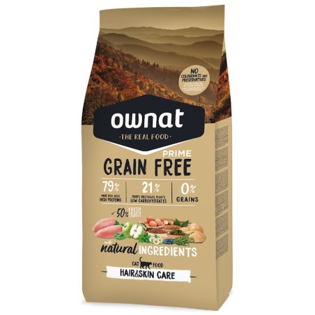 Ownat Prime Grain Free Gato Hair & Skin