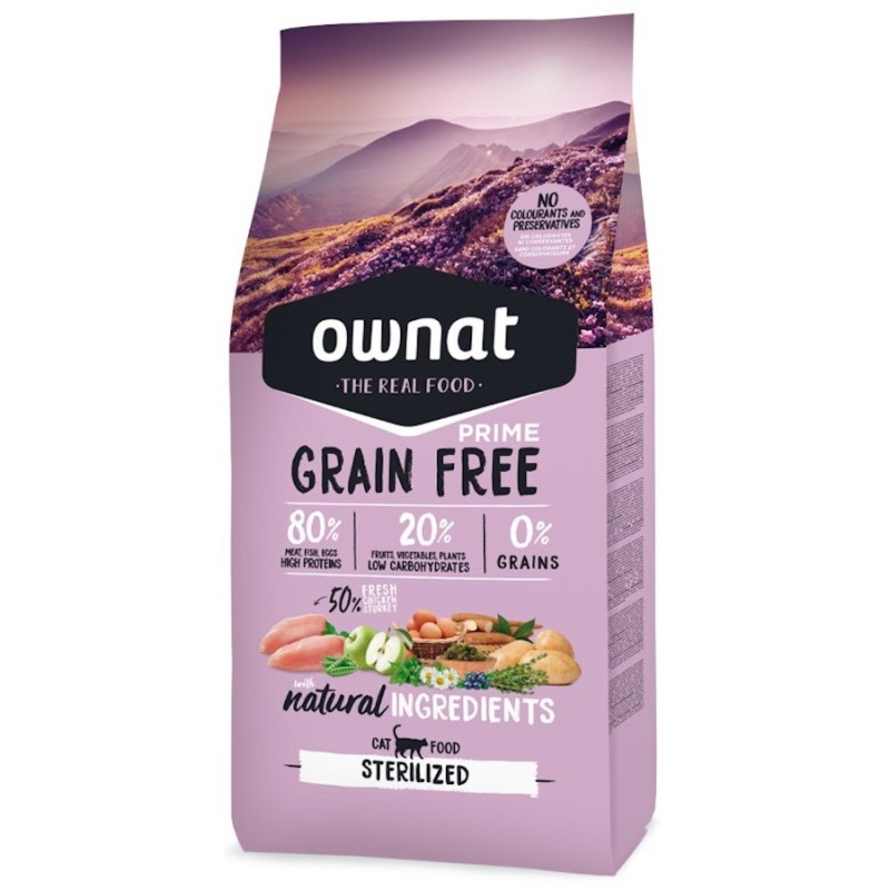 Ownat Prime Grain Free Gato Sterilized
