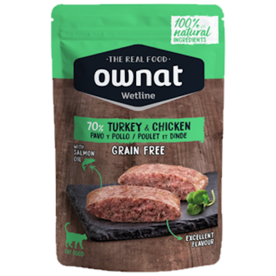 Ownat Wetline Comida Humeda Gato Turkey & Chicken