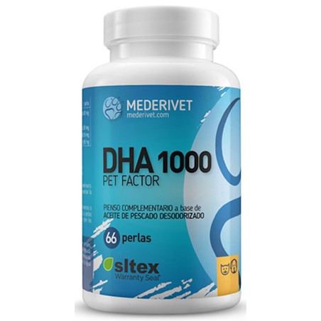 DHA 1000 Pet Factor Perlas Mederivet