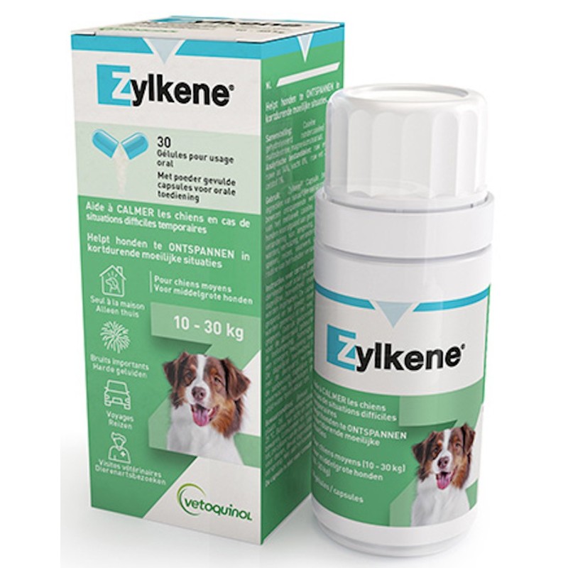 Zylkene Plus 225mg 10-30kg Perro Vetoquinol