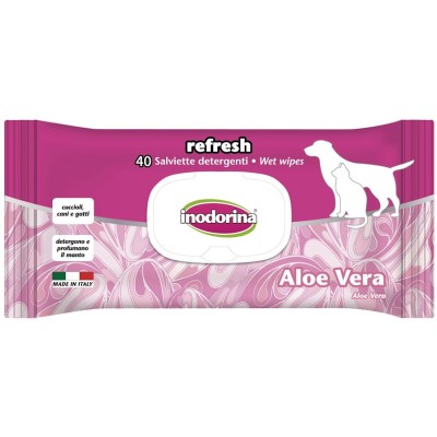 Toallitas Aloe Vera Inodorina para Perros y Gatos