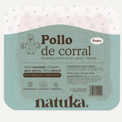 Natuka Menú COCINADO Pollo de Corral - 2