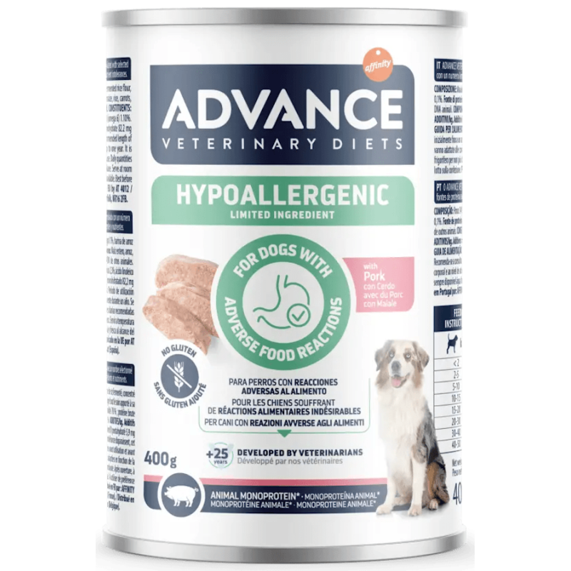 Lata Advance Veterinary Dog Hypoallergenic Pork