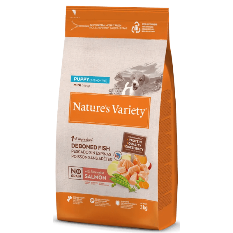 Nature´s Variety Puppy Mini No Grain Salmon