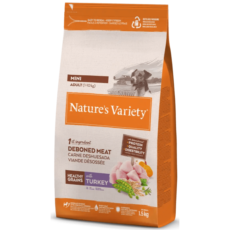 Nature´s Variety Healthy Grain Adult Mini Pavo