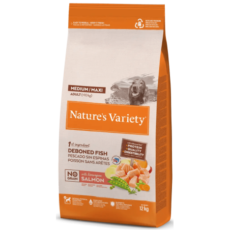 Nature´s Variety No Grain Medium Maxi Salmon