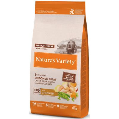 Nature´s Variety No Grain Medium Maxi Pollo