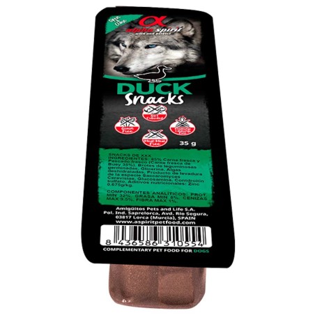 Snack Alpha Spirit Perros Tacos Pato