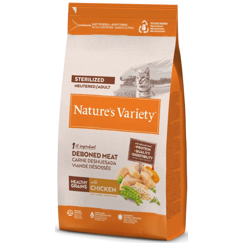 Nature's Variety Gato Sterilized Healthy Grains Pollo