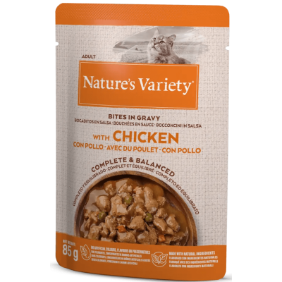 Bocaditos en Salsa Nature's Variety Feline Pollo