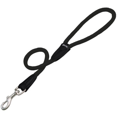 Correa Perros Nylon Redondo Gloria Negro