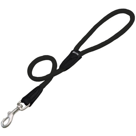Correa Perros Nylon Redondo Gloria Negro