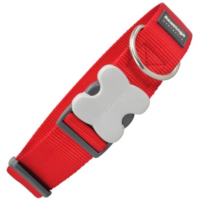 Collar Extra Ancho para Perros Red Dingo Rojo