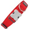 Collar Extra Ancho para Perros Red Dingo Rojo