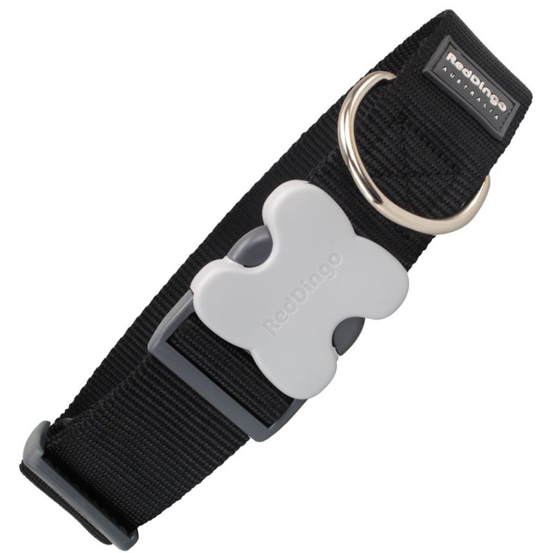 Collar Extra Ancho para Perros Red Dingo Negro