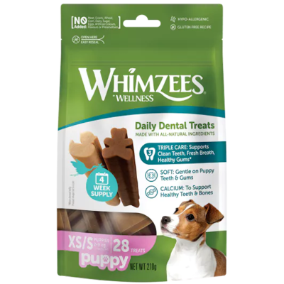 Whimzees Puppy XS/S Snack Dental Perros 28 unidades - 2
