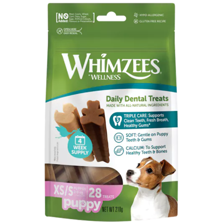 Whimzees Puppy XS/S Snack Dental Perros 28 unidades - 2