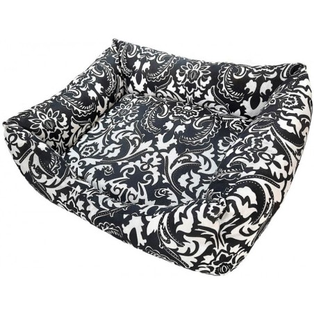 Cama para Perros Arabesco Negro Siesta