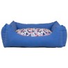 Cuna Perro y Gato Izaro Estampado Azul Siesta