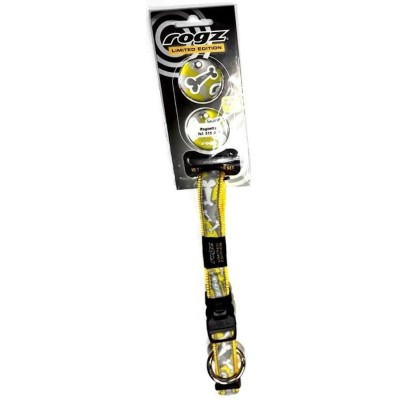 Collar e Identificador Perro Nylon Yellow Bone Rogz