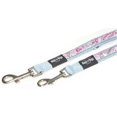 Correa Multiposición para Perro Rogz Pink Hearts Armed Respon