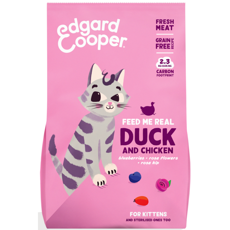 Edgard & Cooper Feline Kitten Pato y Pollo