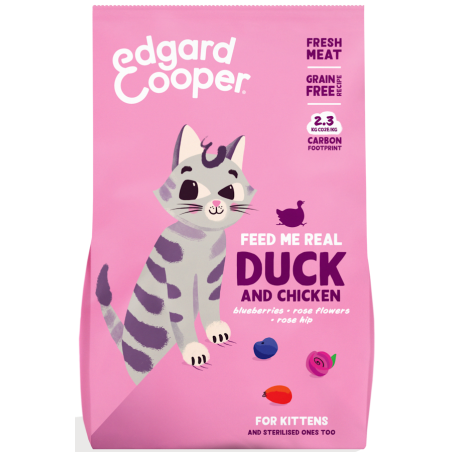 Edgard & Cooper Feline Kitten Pato y Pollo