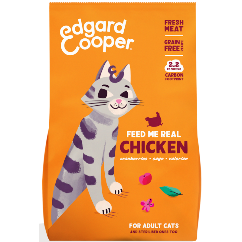 Edgard & Cooper Feline Adulto Pollo Corral
