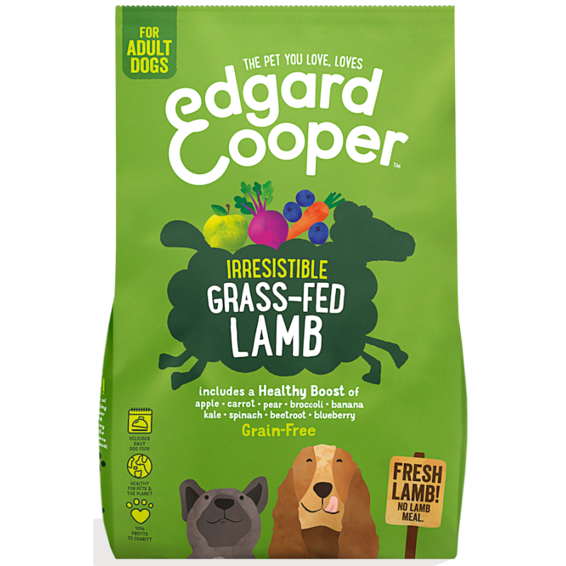 Edgard & Cooper Perro Adulto Cordero de Pasto