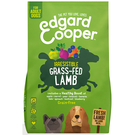 Edgard & Cooper Perro Adulto Cordero de Pasto