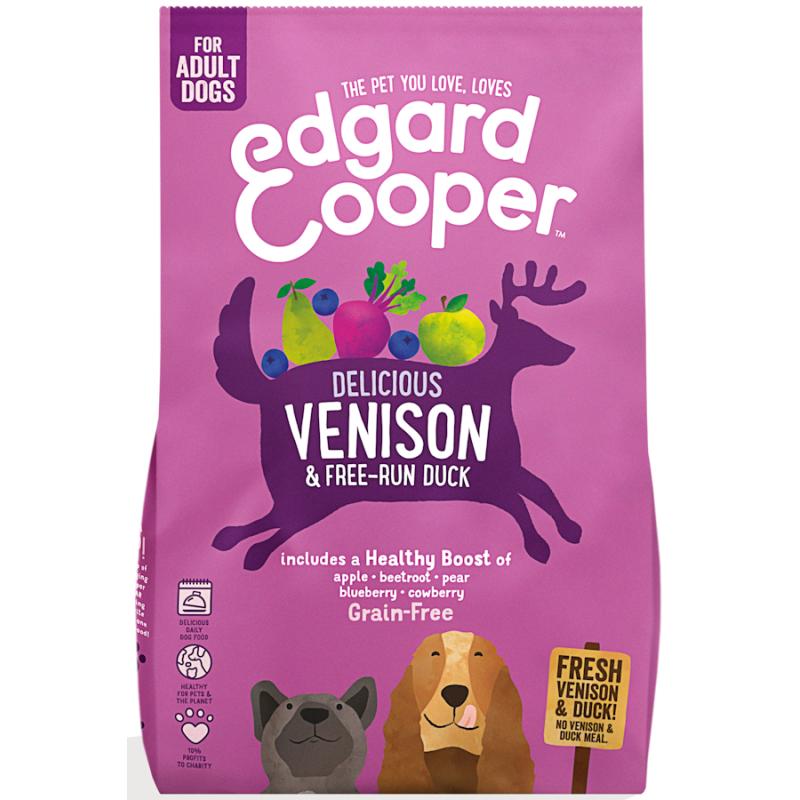 Edgard & Cooper Perro Adulto Venado y Pato de Corral