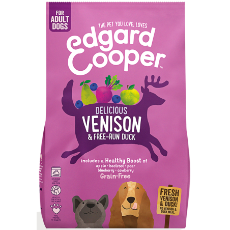 Edgard & Cooper Perro Adulto Venado y Pato de Corral