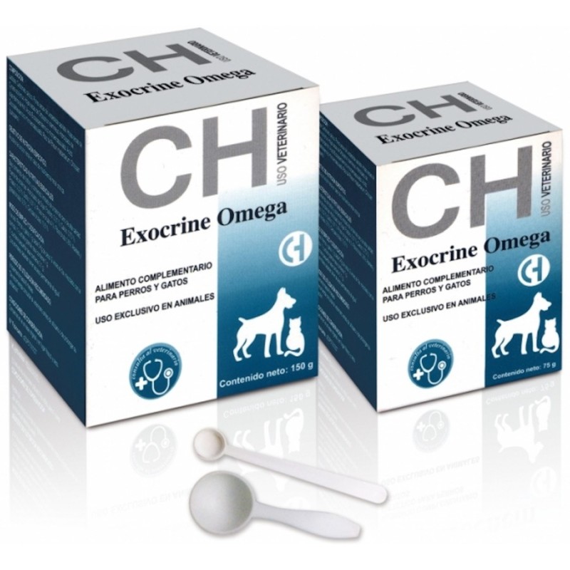 Exocrine Omega Facilita Digestión en Perros y Gatos Chemical Iberica