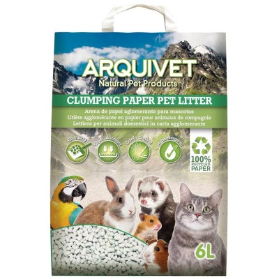Arena aglomerante de papel Arquivet