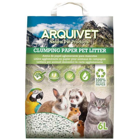 Arena aglomerante de papel Arquivet