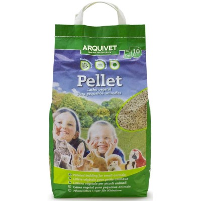 Lecho vegetal pellet Arquivet