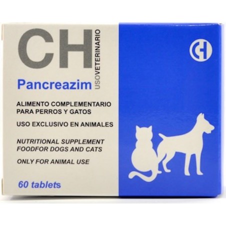 Pancreazim Comprimidos Enzimas Digestivas para Mascotas