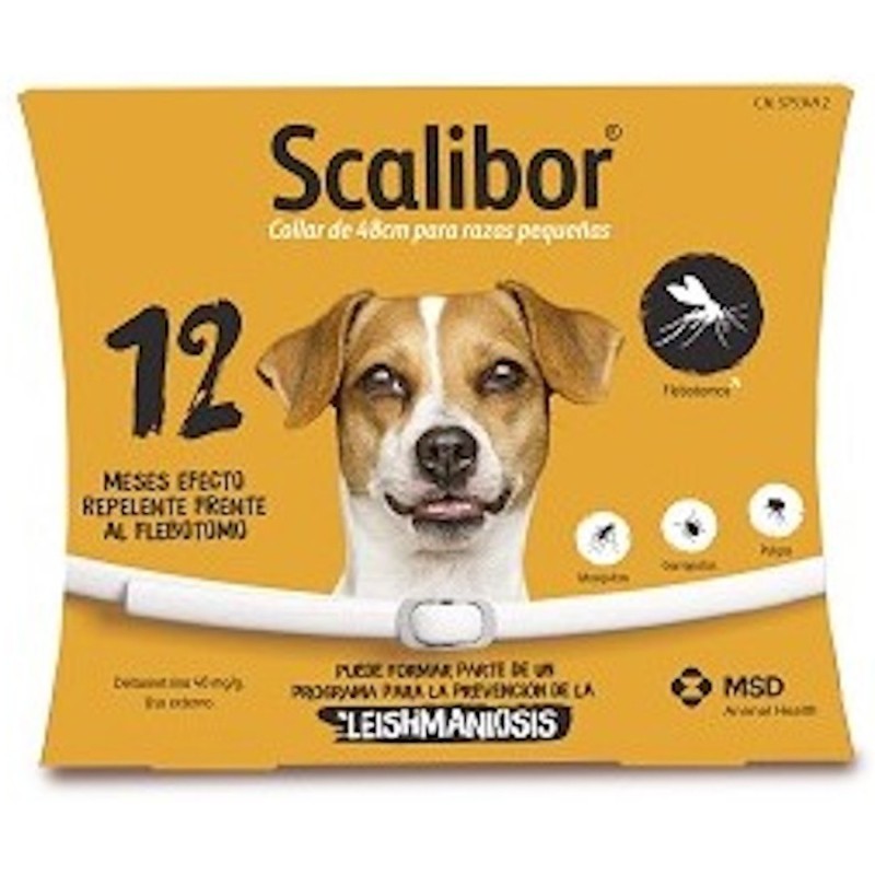 Collar Scalibor perros pequeños 48cm - MundoHuella.com