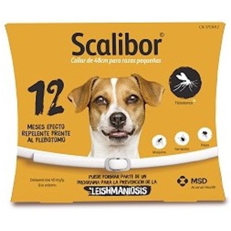 Collar Scalibor perros pequeños 48cm - MundoHuella.com