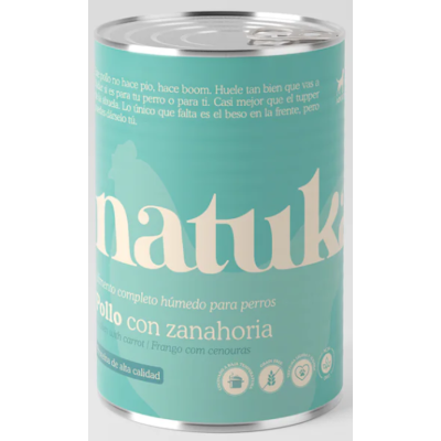 Natuka Lata Pollo Perros
