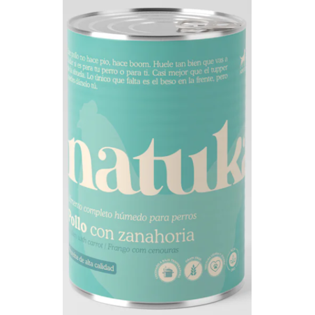 Natuka Lata Pollo Perros