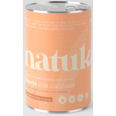 Natuka Lata Conejo Perros