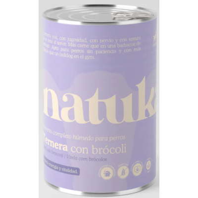 Natuka Lata Ternera Perros