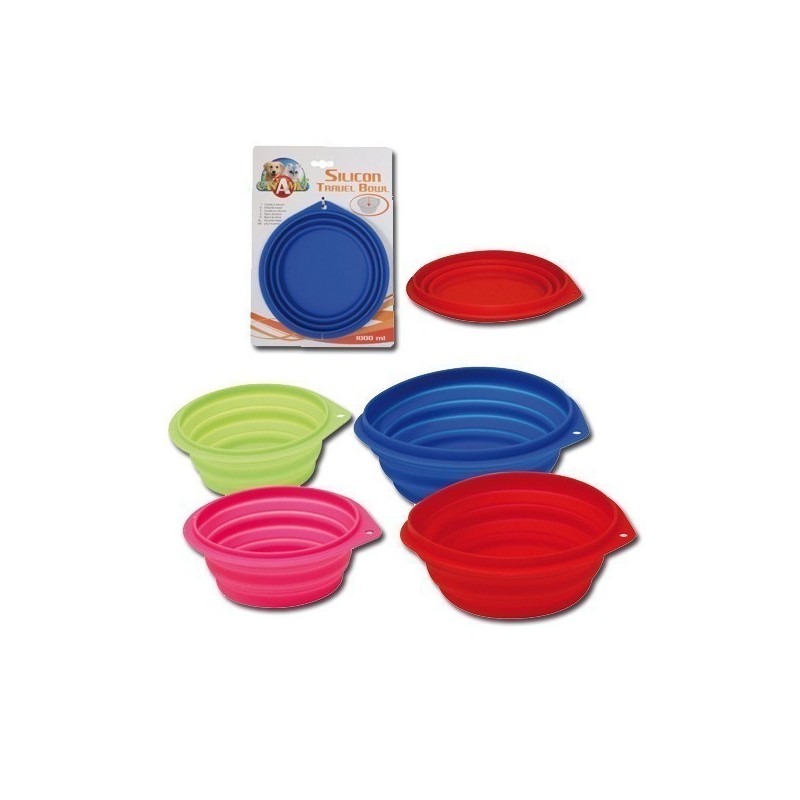 Plato de viaje de silicona